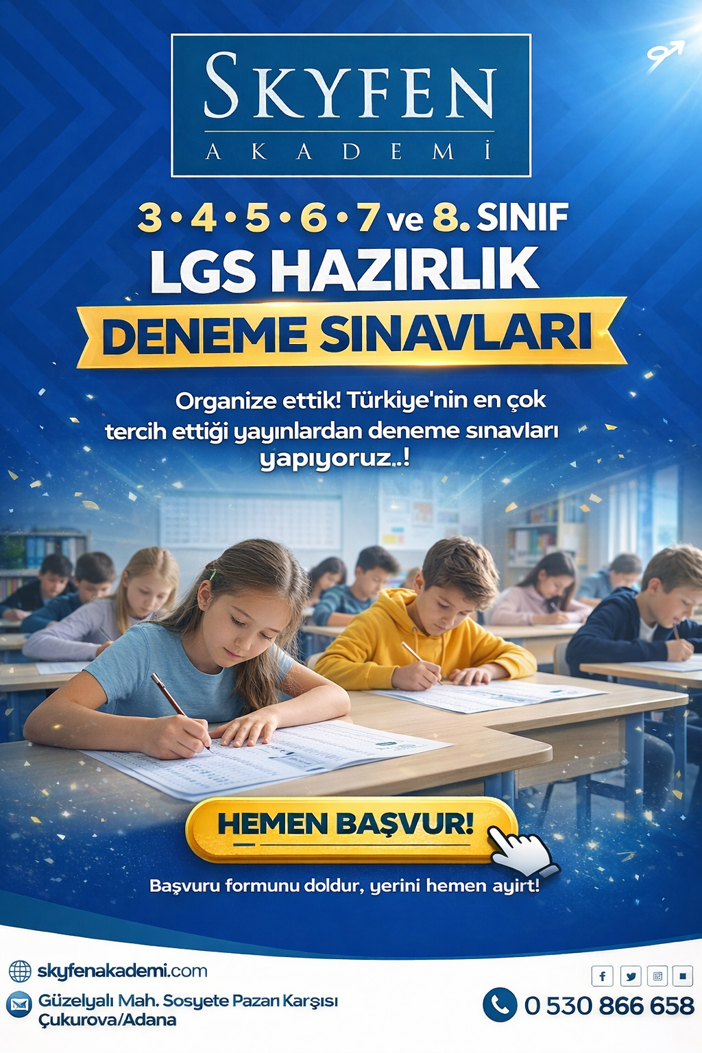 Deneme Sınavı Başvurunuzu Yapın